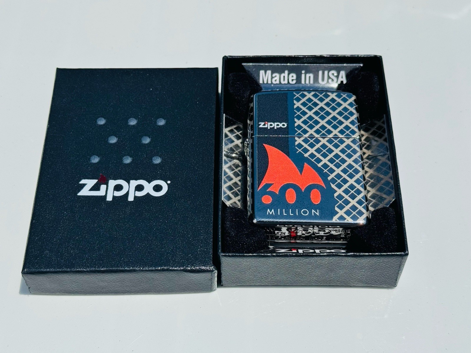 Rare Zippo Employee Lighter 600 Million Variant June 3 2020 Unnumbered Mint Box