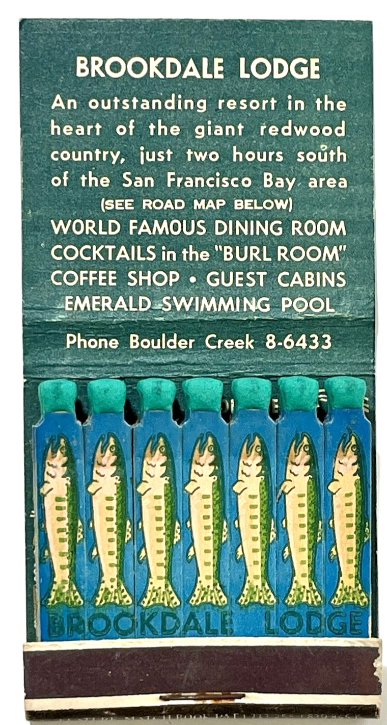 RARE BROOKDALE LODGE, CA RARE BROOKDALE LODGE, CA