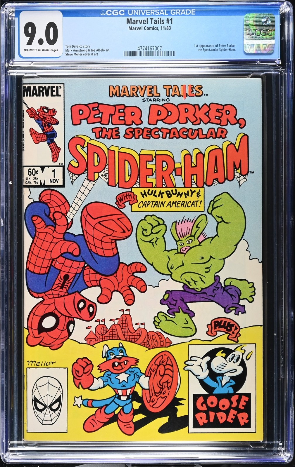 Marvel Tails Starring Peter Porker, the Spectacular Spider-Ham #1 CGC VF/NM 9.0