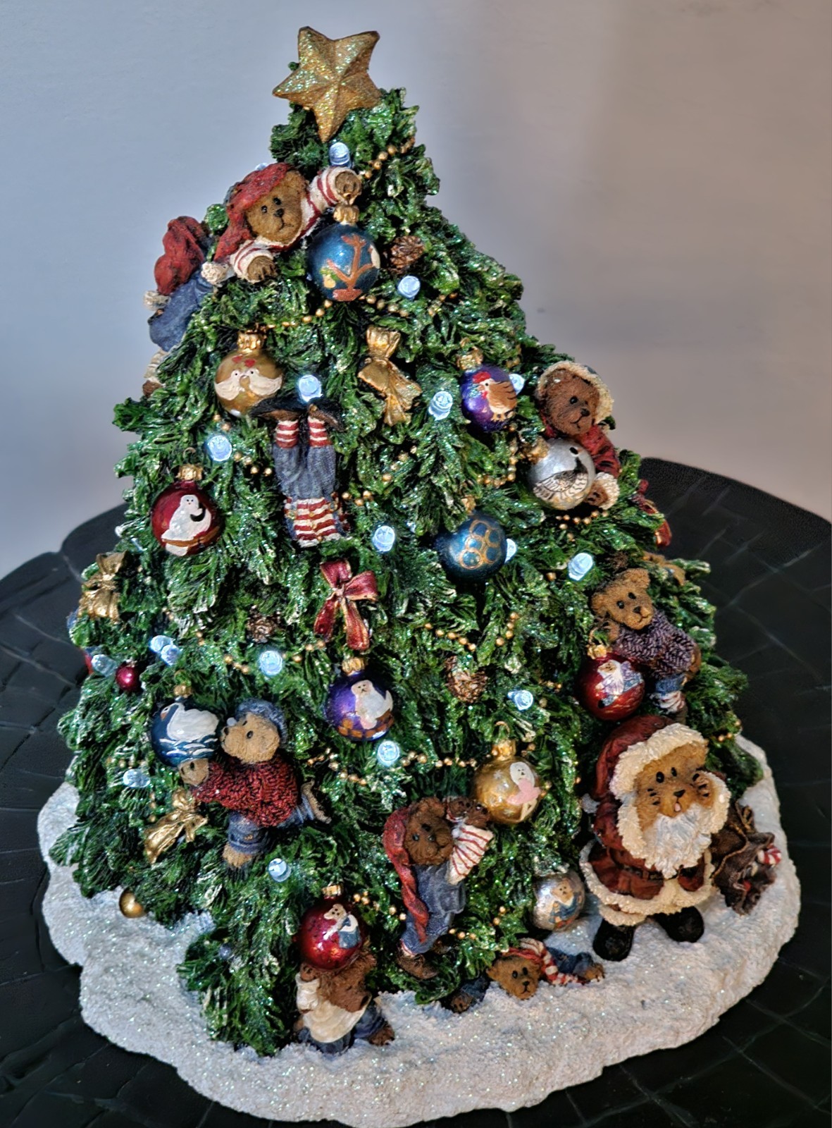 VTG Boyd\'s Bears The Twelve Days of Christmas Lighted Tree 1st Edition NO BOX