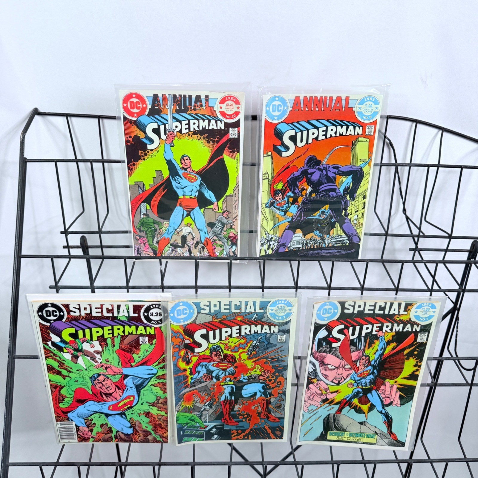 Superman Annual 9 10 & Special 1 2 3 lot DC Comics Bronze Age 1983-1985