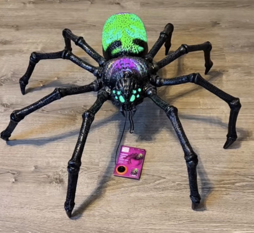 Home Depot Home Accents Halloween Classics Holiday Poseable Spider LED New