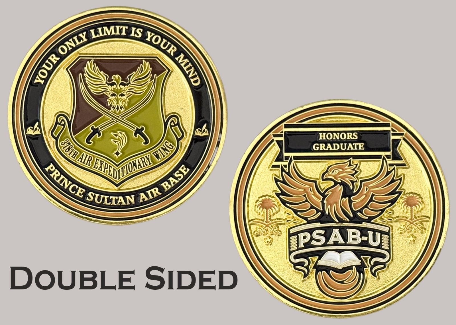 378th Air Expeditionary Wing Prince Sultan Air Base Challenge Coin  J#33