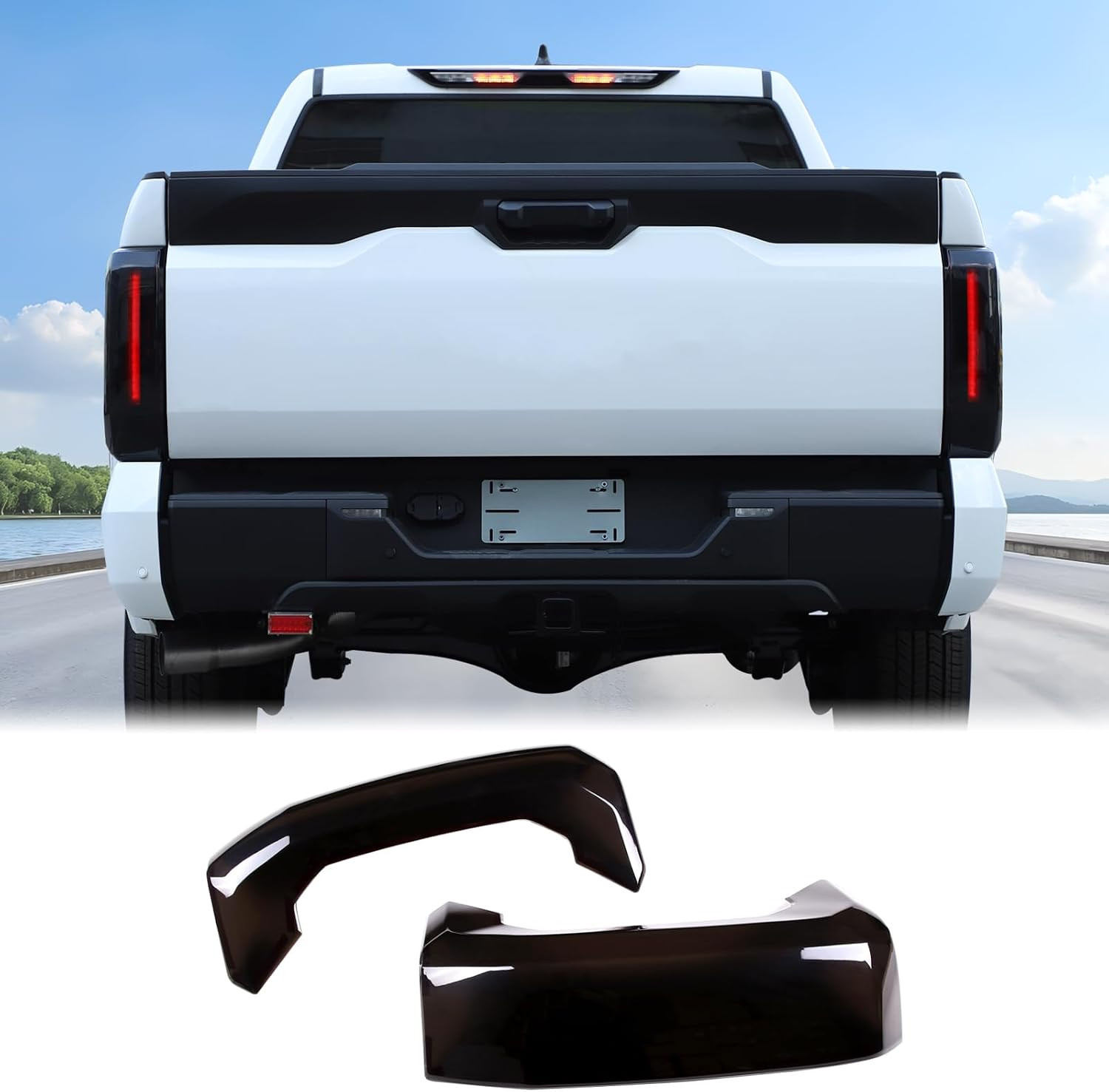 Car Rear Tail Light Cover Tail Lamp Shell Shade Compatible with Toyota Tundra 20 Car Rear Tail Light Cover Tail Lamp Shell Shade Compatible with Toyota Tundra 20