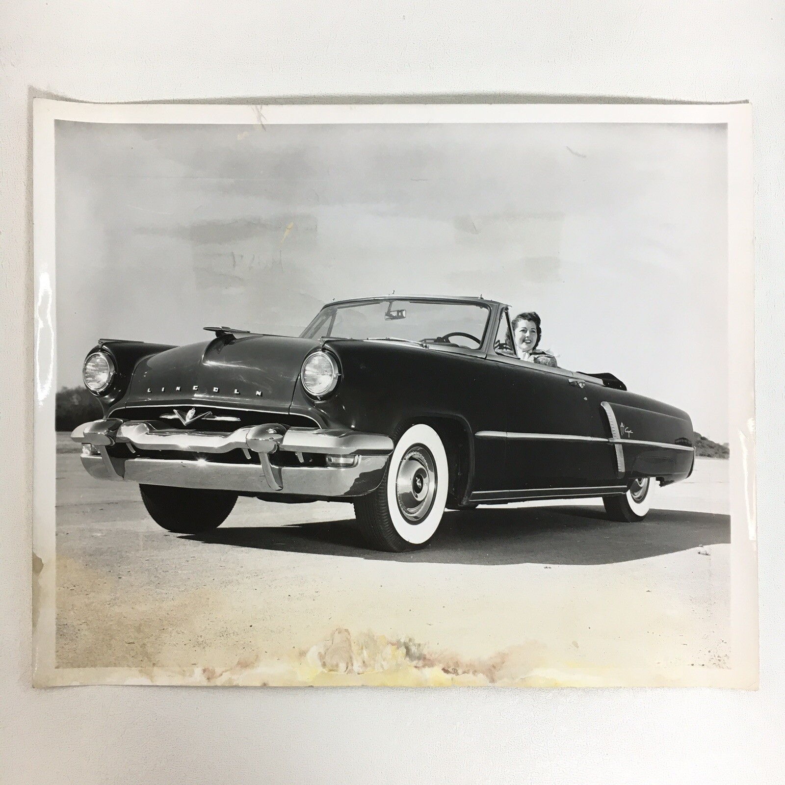 Vintage 1953 Lincoln CAPRI CONVERTIBLE Press Release Photo Picture Newspaper Ad