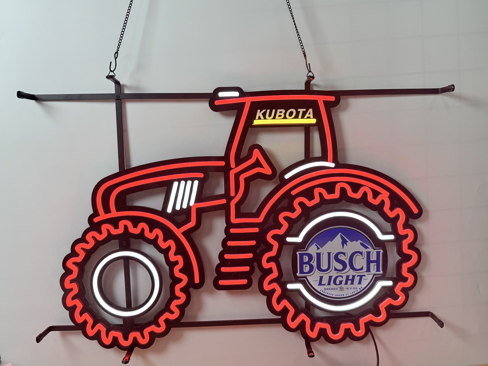 US STOCK Kubota Farm Tractor Vivid LED Neon Sign Beer Bar Garage Decor 30\