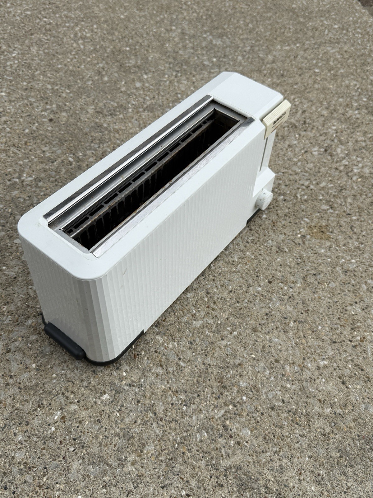 Vintage Rowenta Wide Single Slot Toaster 850 Watt White Made In West  Germany