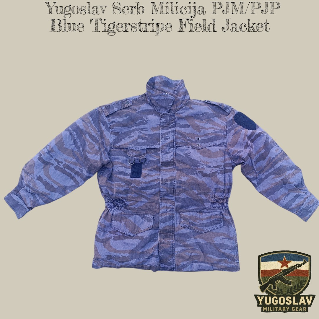 Yugoslavia/Serbia/Bosnia/Balkan Police PJP Blue Tigerstripe Field Jackets 