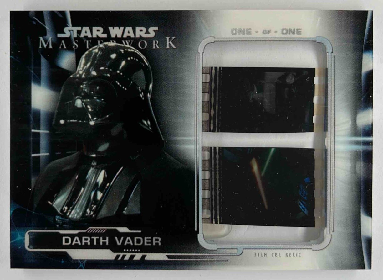 2019 TOPPS STAR WARS MASTERWORK DARTH VADER #FC-DV6 FILM CEL RELIC 1/1