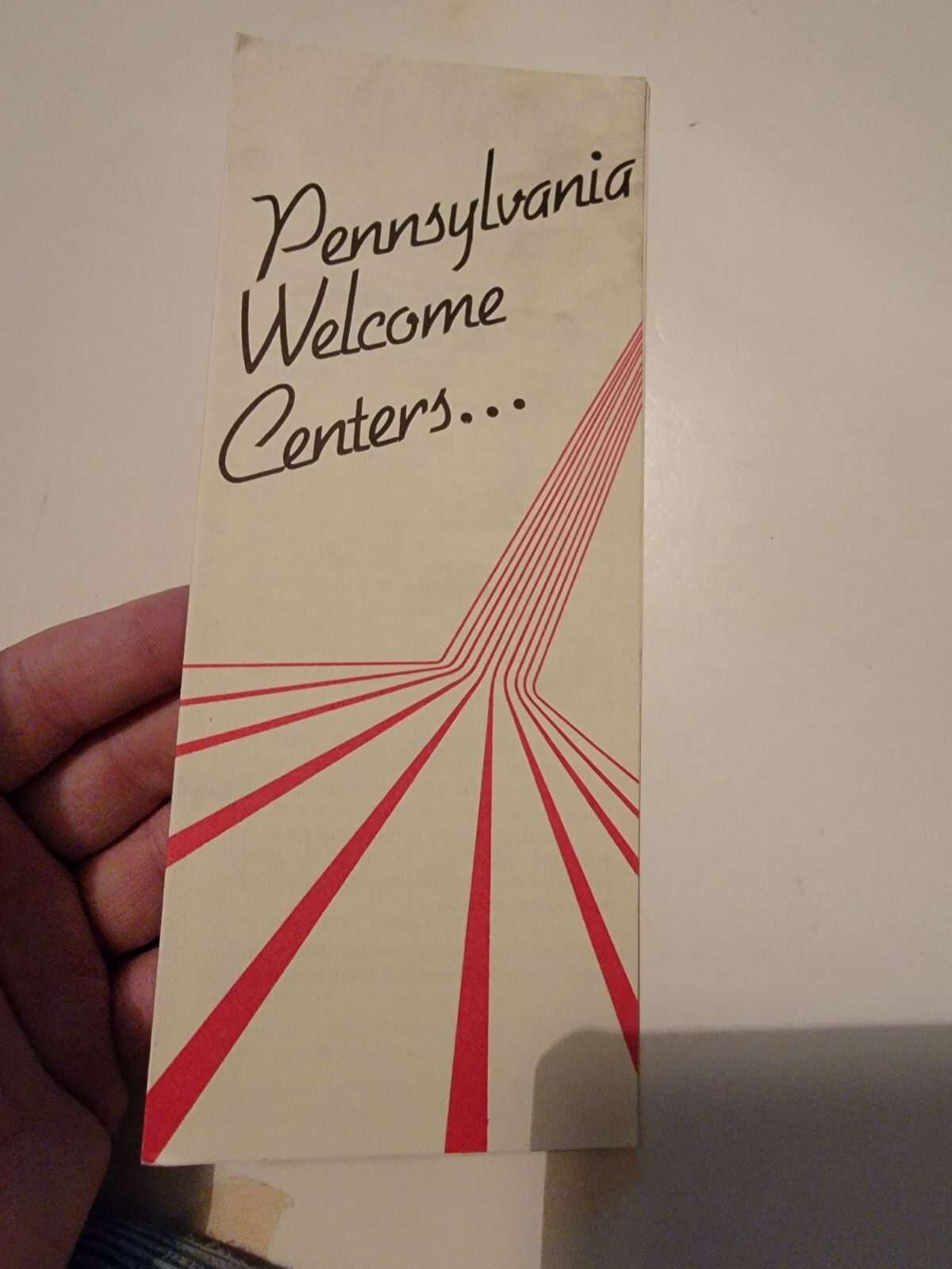 Vintage Brochure Travel Pamphlet Booklet Handout VTG Pennsylvania Welcome Center