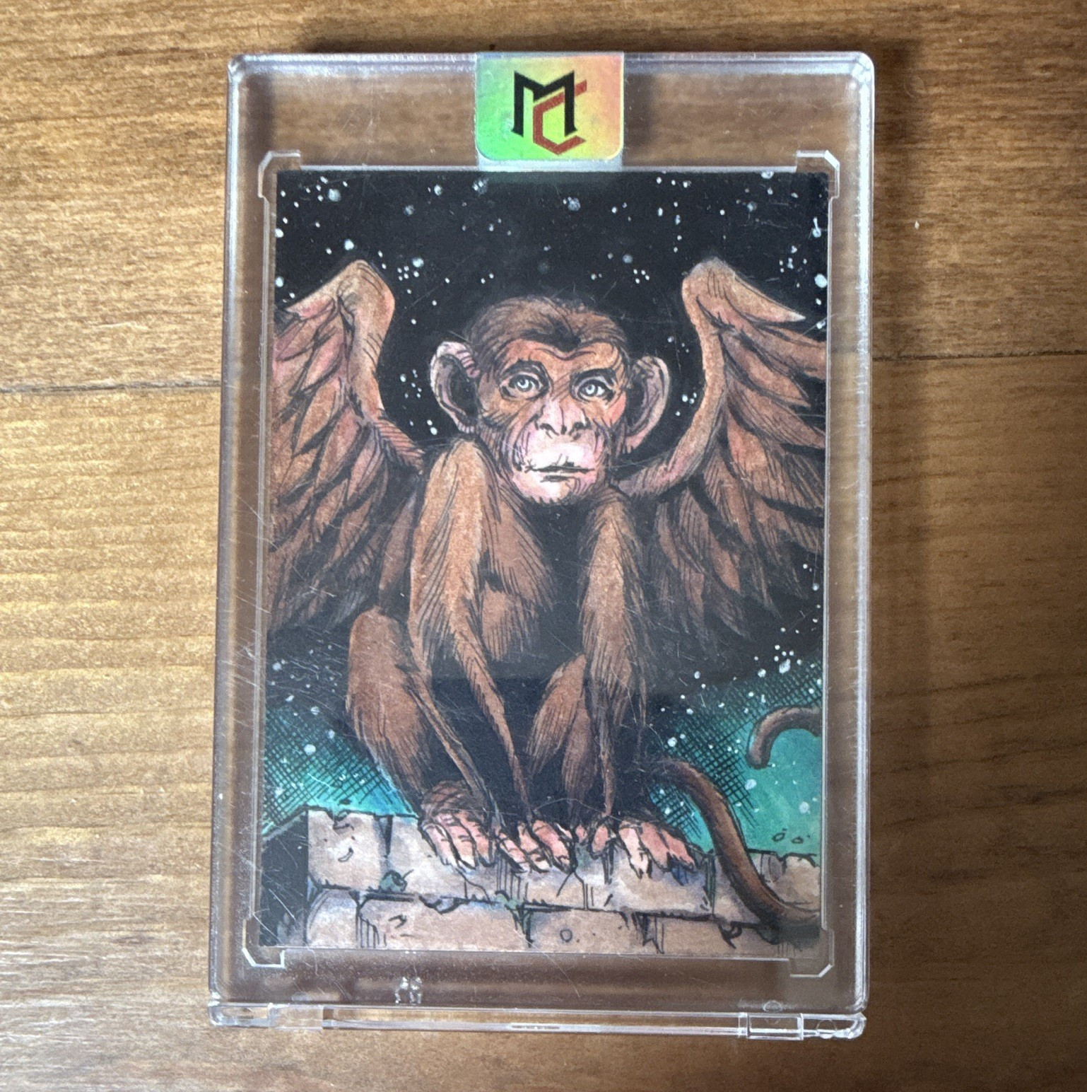 Masterpiece Cards Wizard of Oz 1/1 Sketch Winged Monkey Edde Wagner Masterpiece Cards Wizard of Oz 1/1 Sketch Winged Monkey Edde Wagner