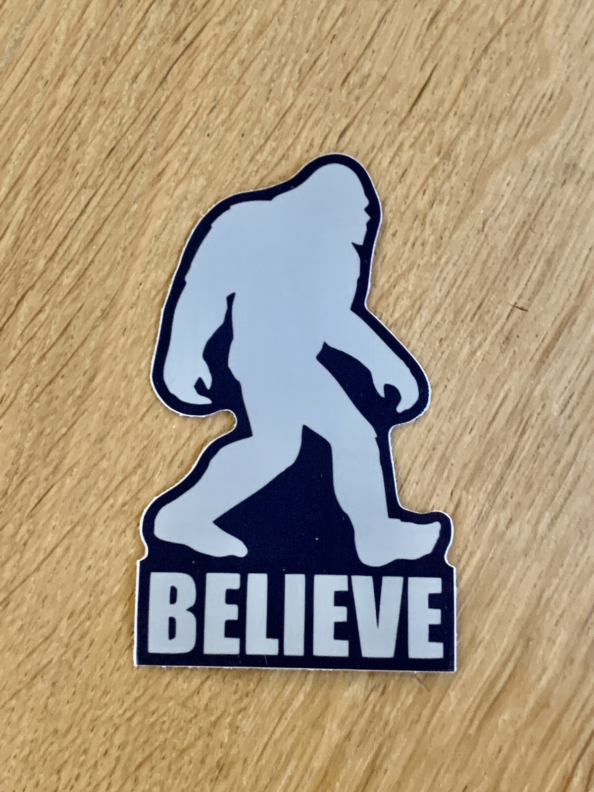 Sasquatch Bigfoot Believe Premium Quality Vinyl Sticker 2x3in Oregon Seattle PNW
