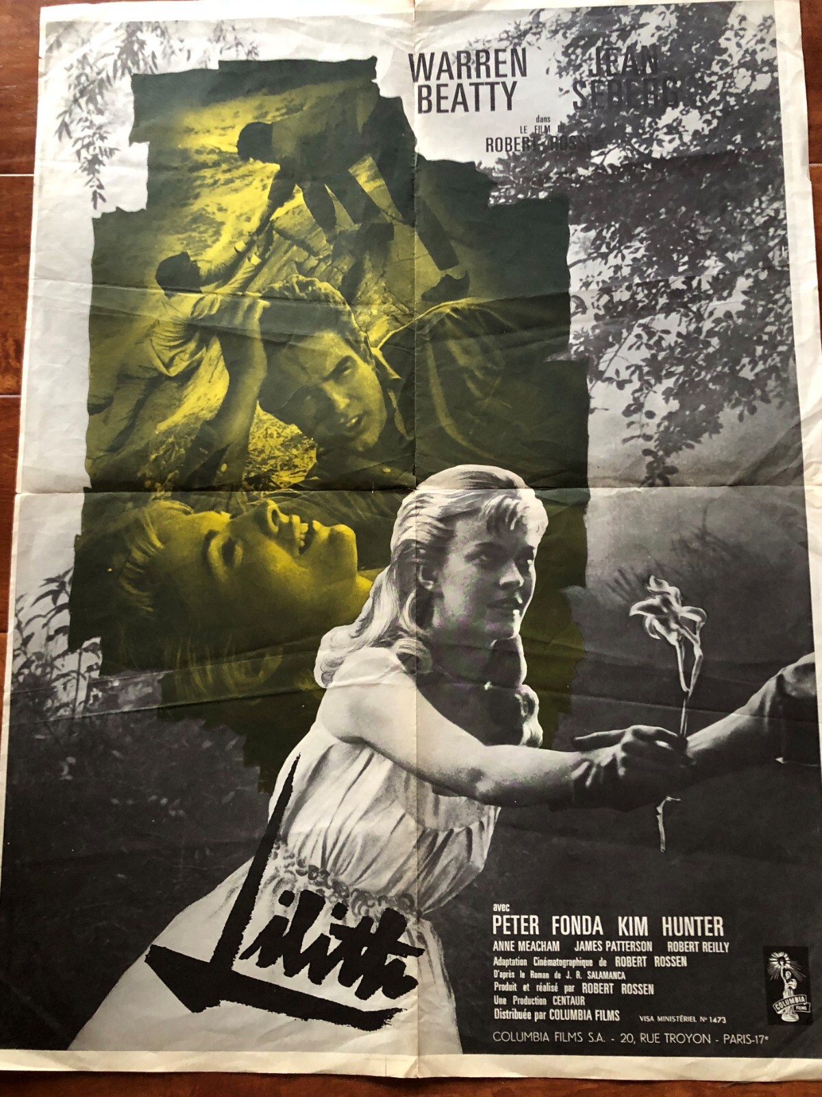 Jean Seberg movie poster, lobby cards, programs, press book used item collection Jean Seberg movie poster, lobby cards, programs, press book used item collection