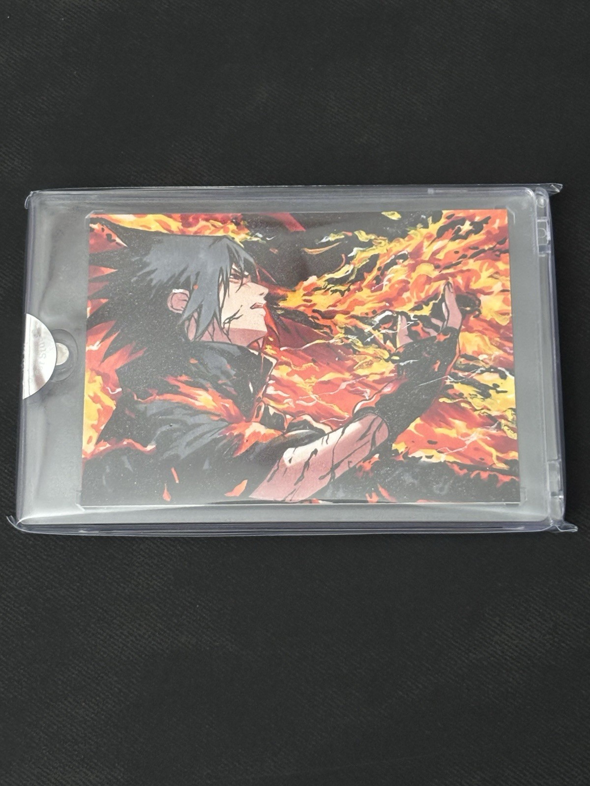 Custom Hand Drawn Card - Sasuke Uchiha (UV Reactive)
