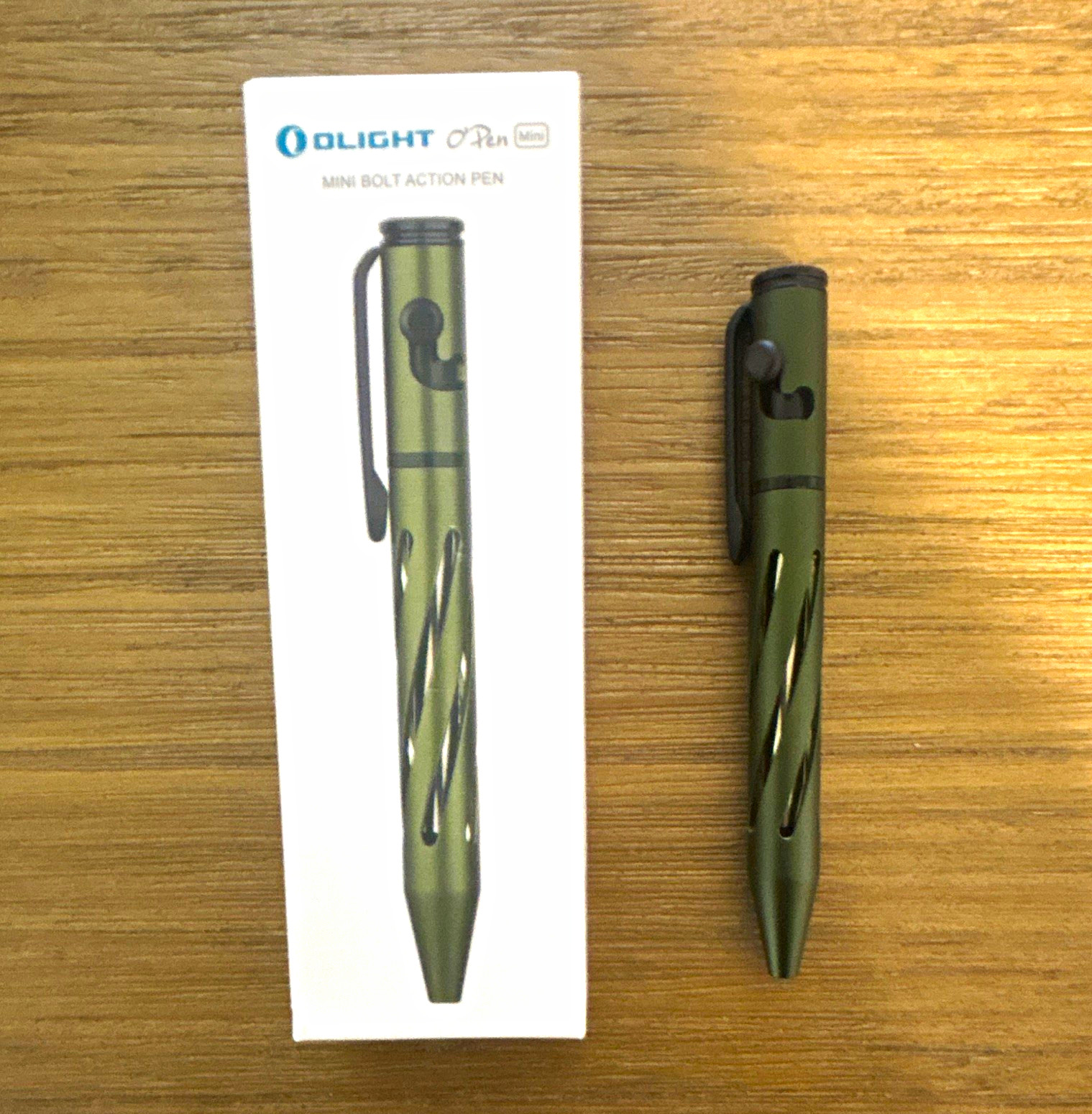 Olight O’Pen Mini Bolt Action Pen OD Green