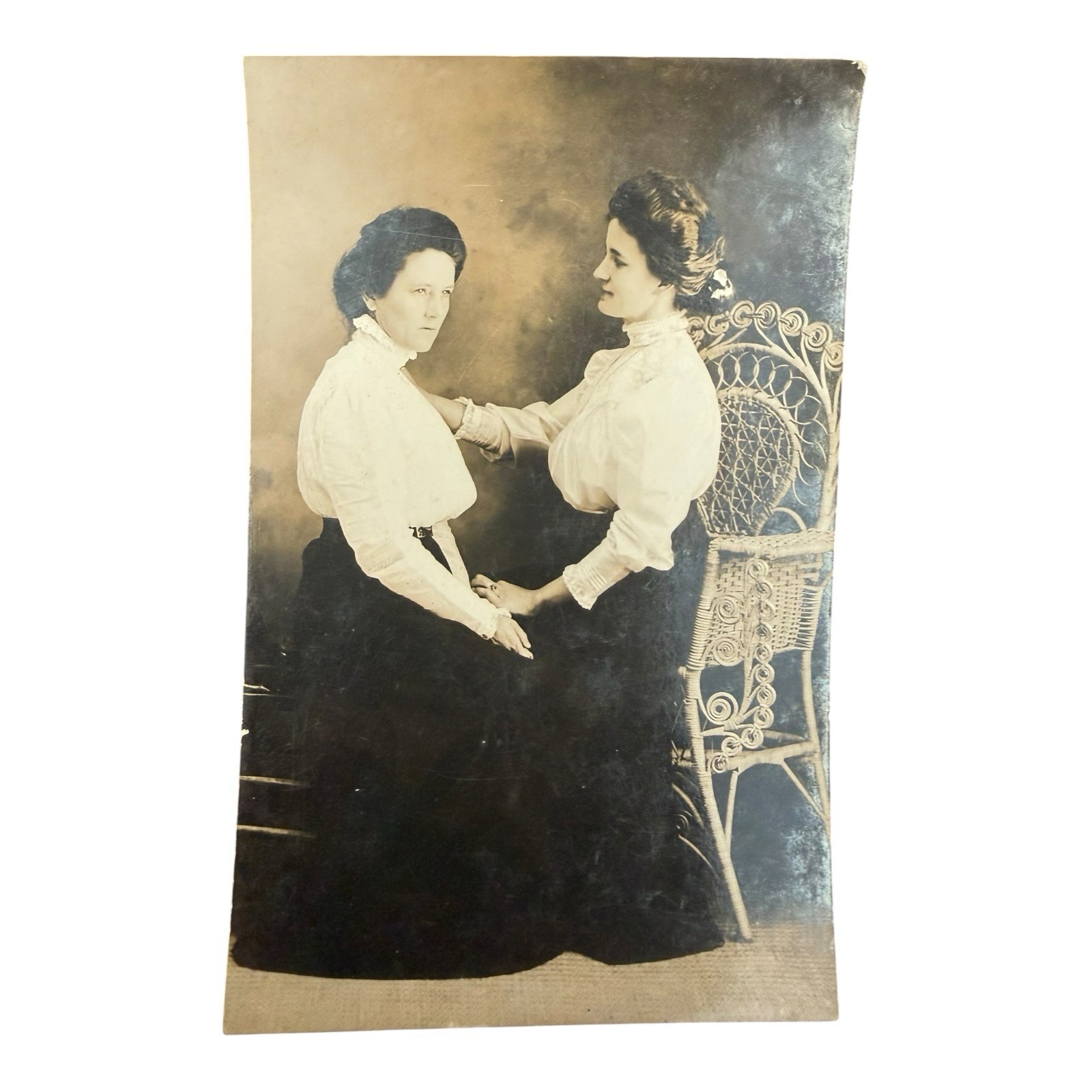 RPPC Real Photo Postcard Beautiful Edwardian Women Early 1900s Unposted RPPC Real Photo Postcard Beautiful Edwardian Women Early 1900s Unposted