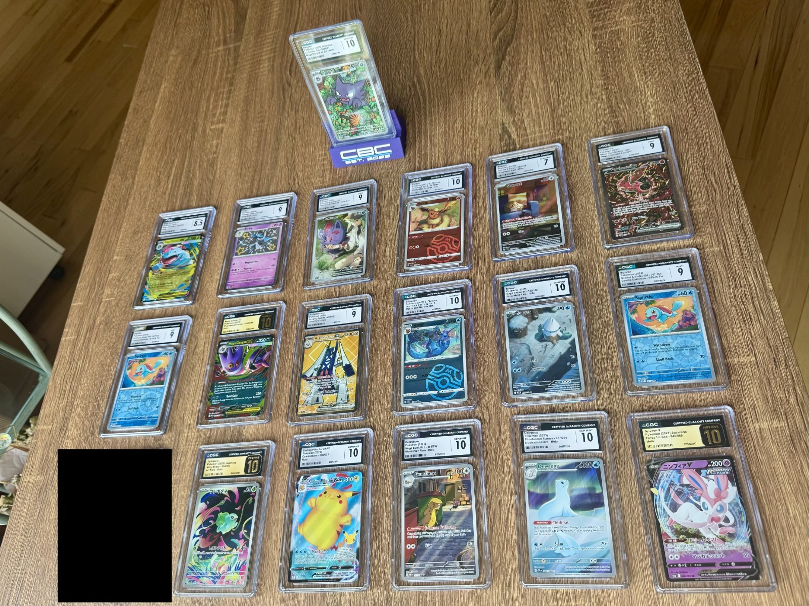 18x Pokémon CGC Slab Lot  – 151, Phantasmal, Celebrations, Masterballs & More