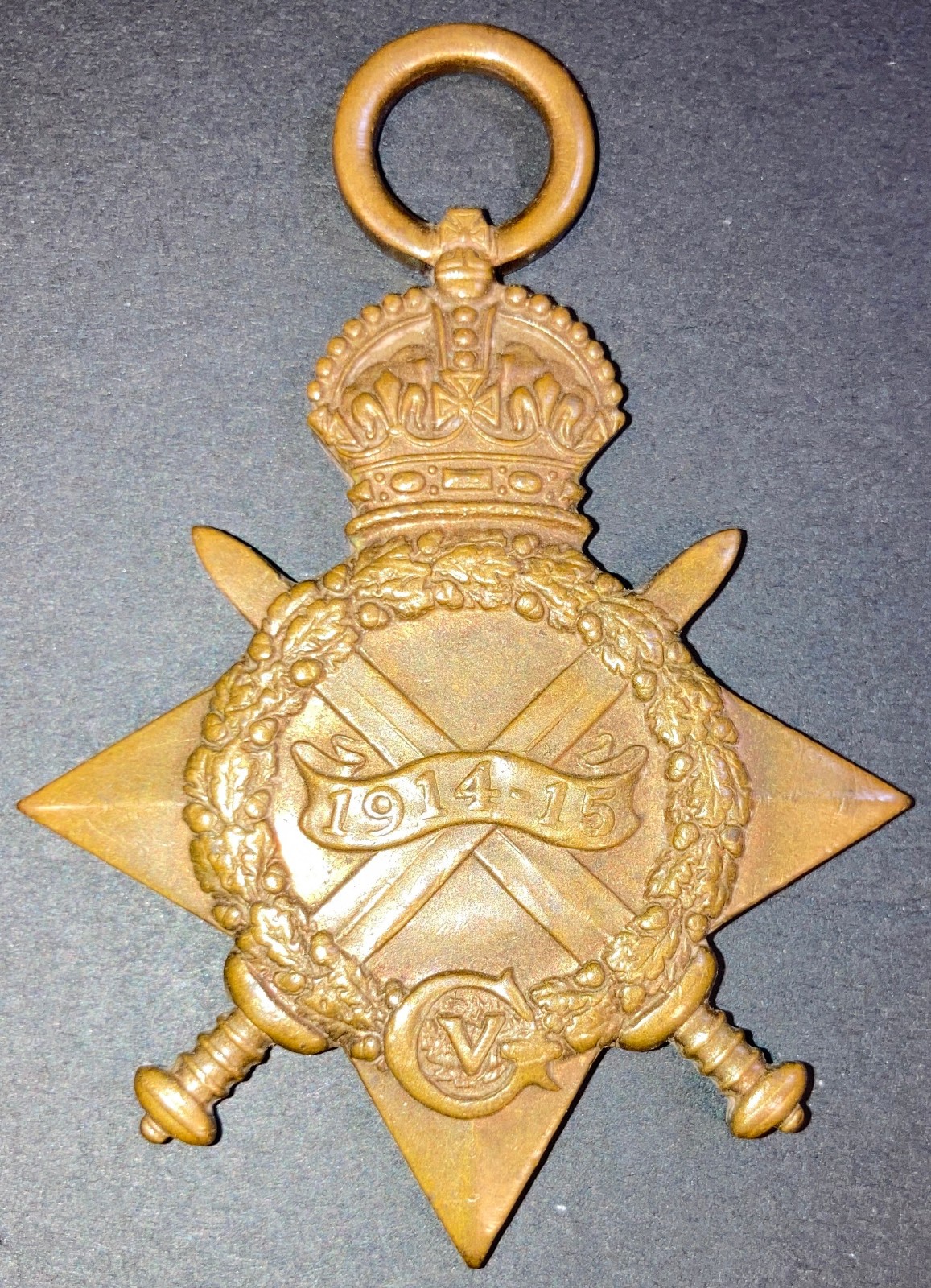 original IDd named WW1 BRITISH 1914-15 STAR Medal ROYAL SCOTS FUSILIERS WWI UK