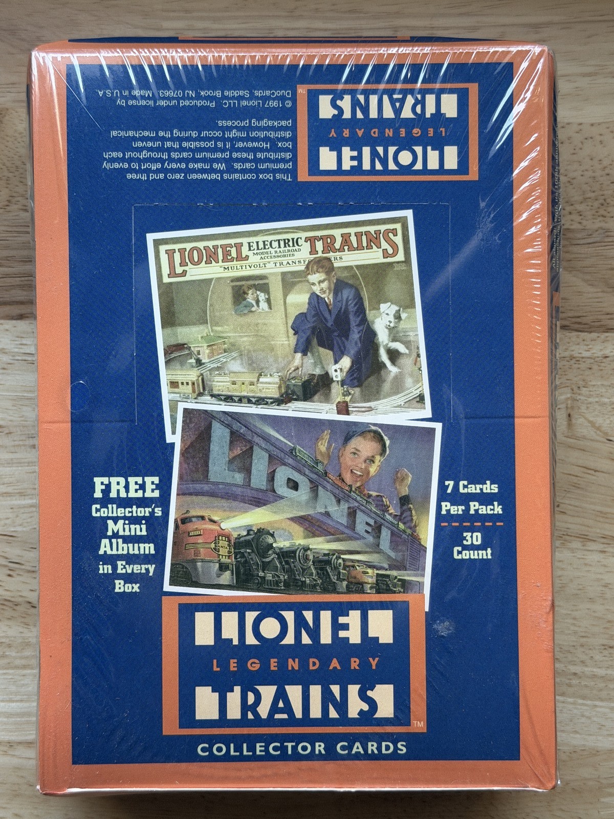 1997 DuoCards Lionel Legendary Trains Sealed Box 30 Packs 72-Card Set