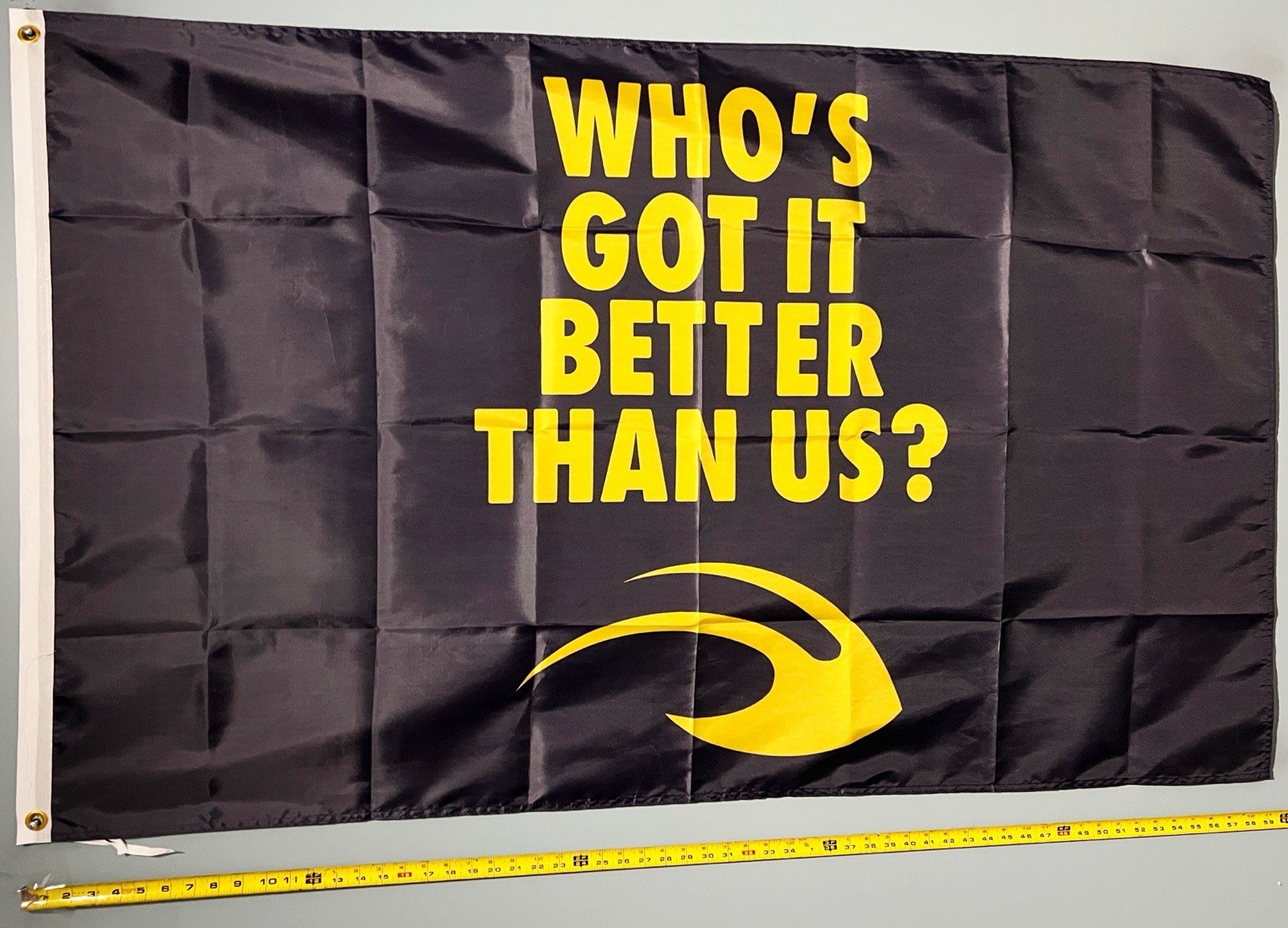 Michigan Wolverines Who’s Got It Better FLAG FREE USA SHIP Flag Beer Sign 3x5'