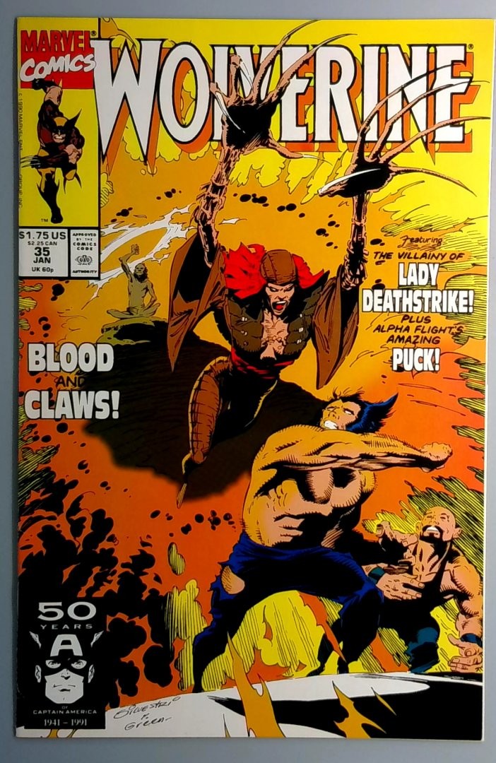 Wolverine #35 VF/NM Marvel 1991