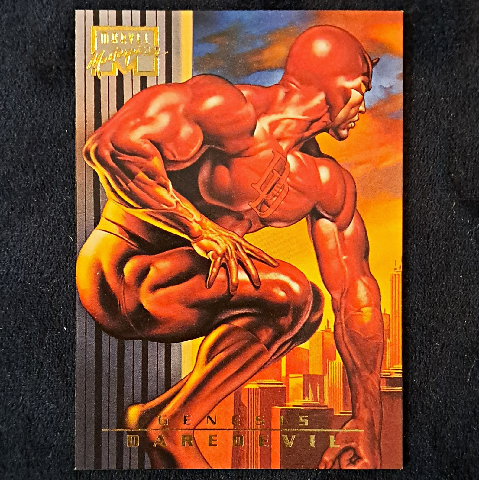 1996 Marvel Masterpieces - #96 Daredevil Genesis by BORIS