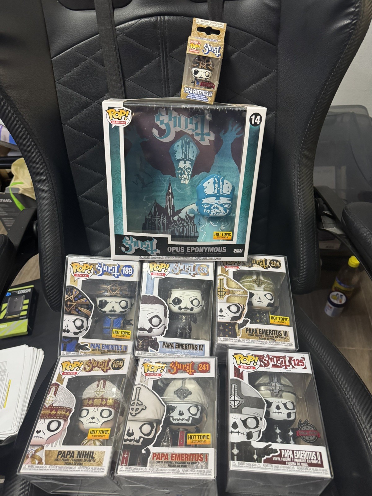 GHOST BAND funko pop Rocks SEALED COLLECTION (8 pieces) GHOST BAND funko pop Rocks SEALED COLLECTION (8 pieces)
