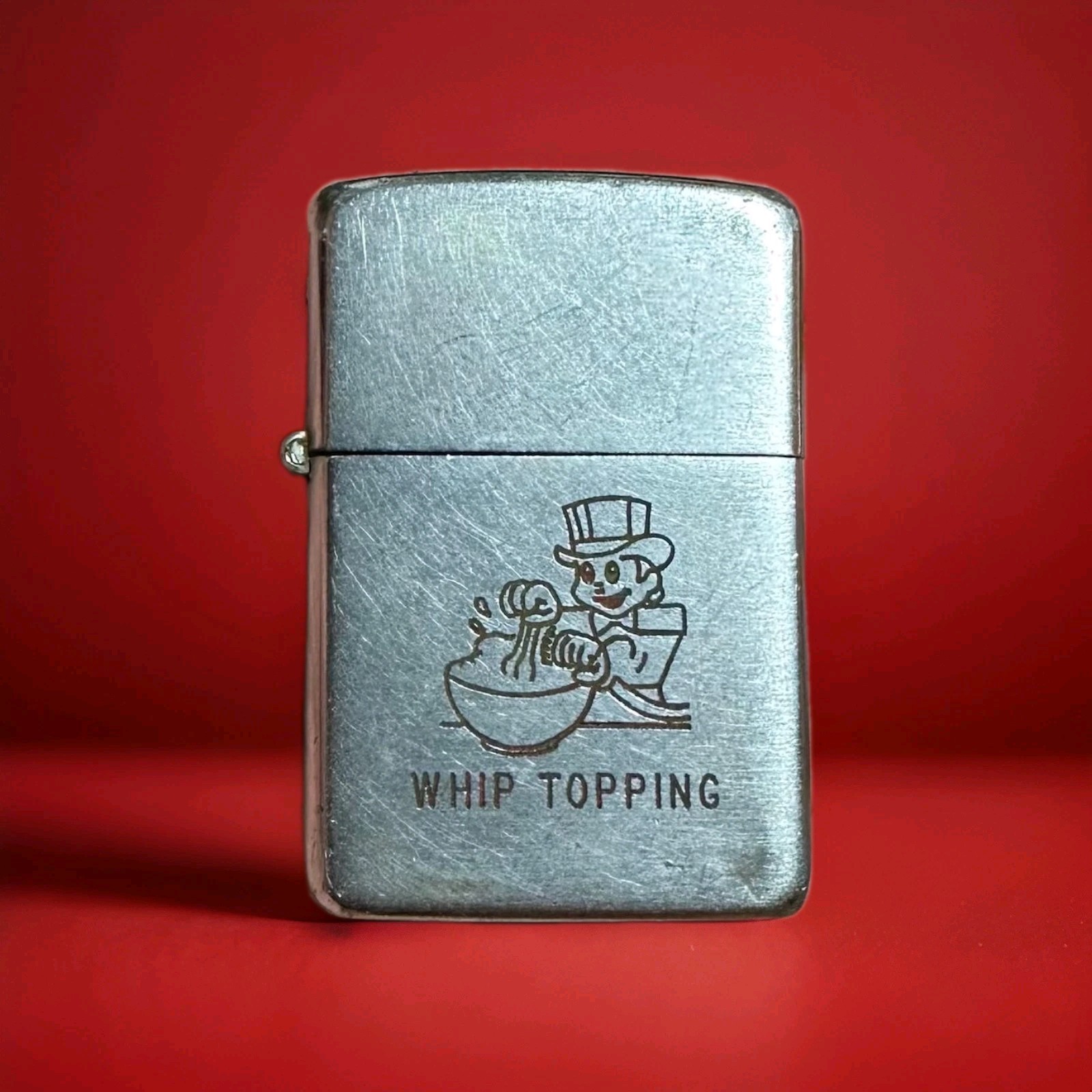 Vintage 1947-1950 Zippo Lighter 3 Barrel Hinge 2032695 Patent \