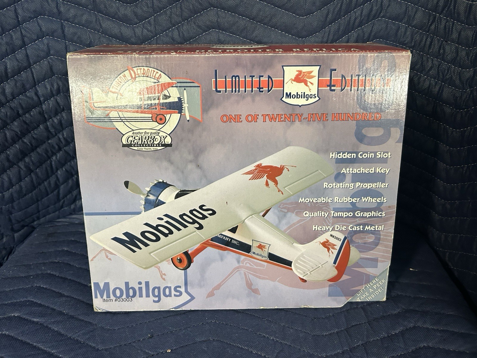 Gearbox Collectibles Mobilgas Stinson Detroiter Limited Edition 
