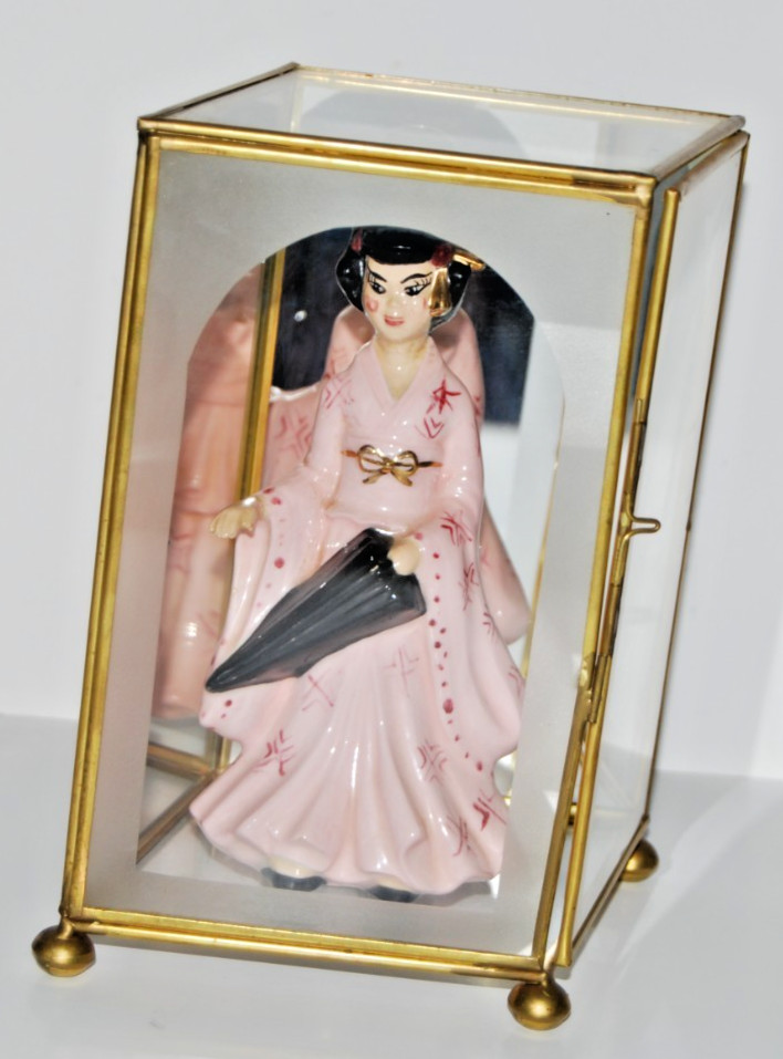 Vtg Japanese Porcelain Geisha Figurine 6.5\