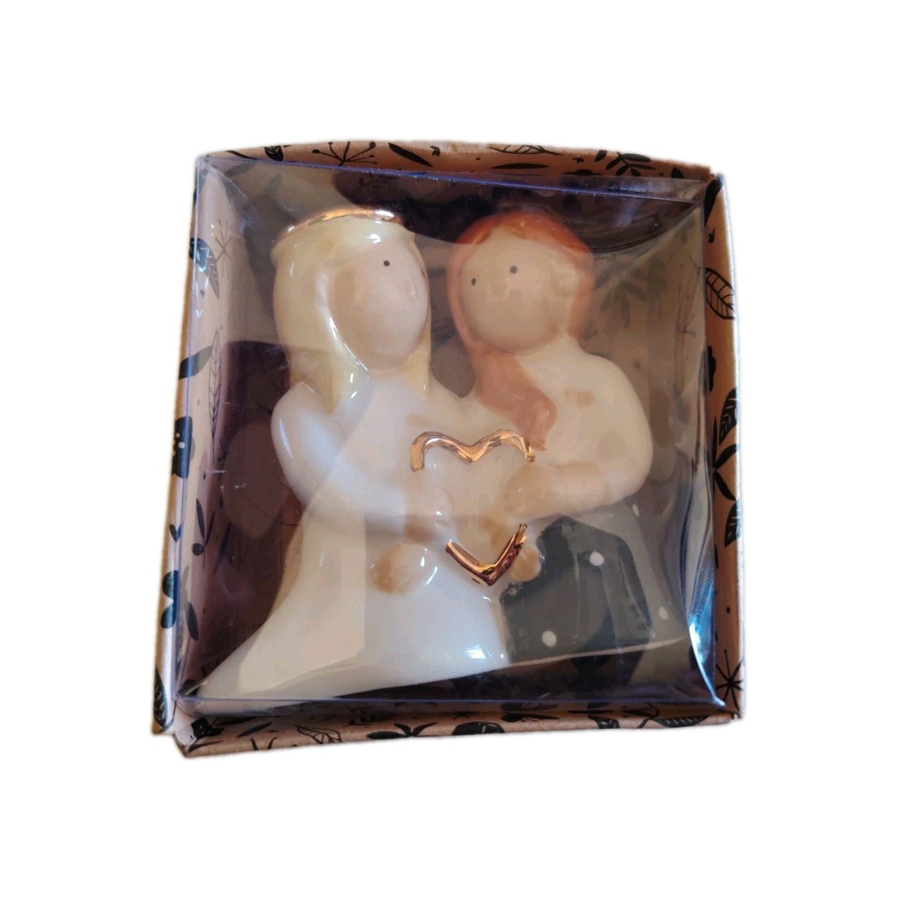 CGB Giftware Close At Heart Guardian Angel Figurine Gold Heart Friendship Gift