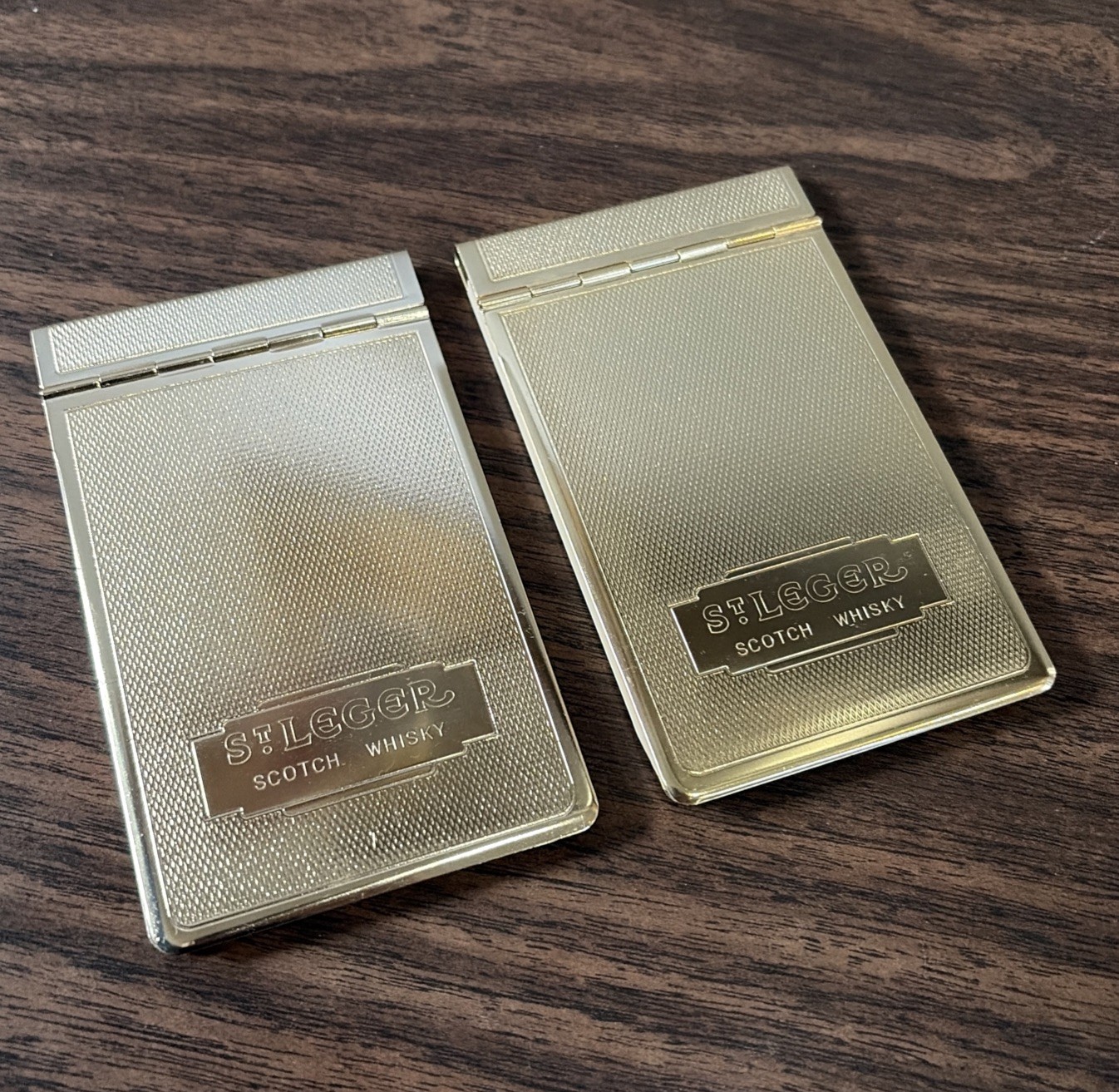 VINTAGE ST. LEGER SCOTCH WHISKEY Pocket Notebook x2 by Kincraft Promotional Item