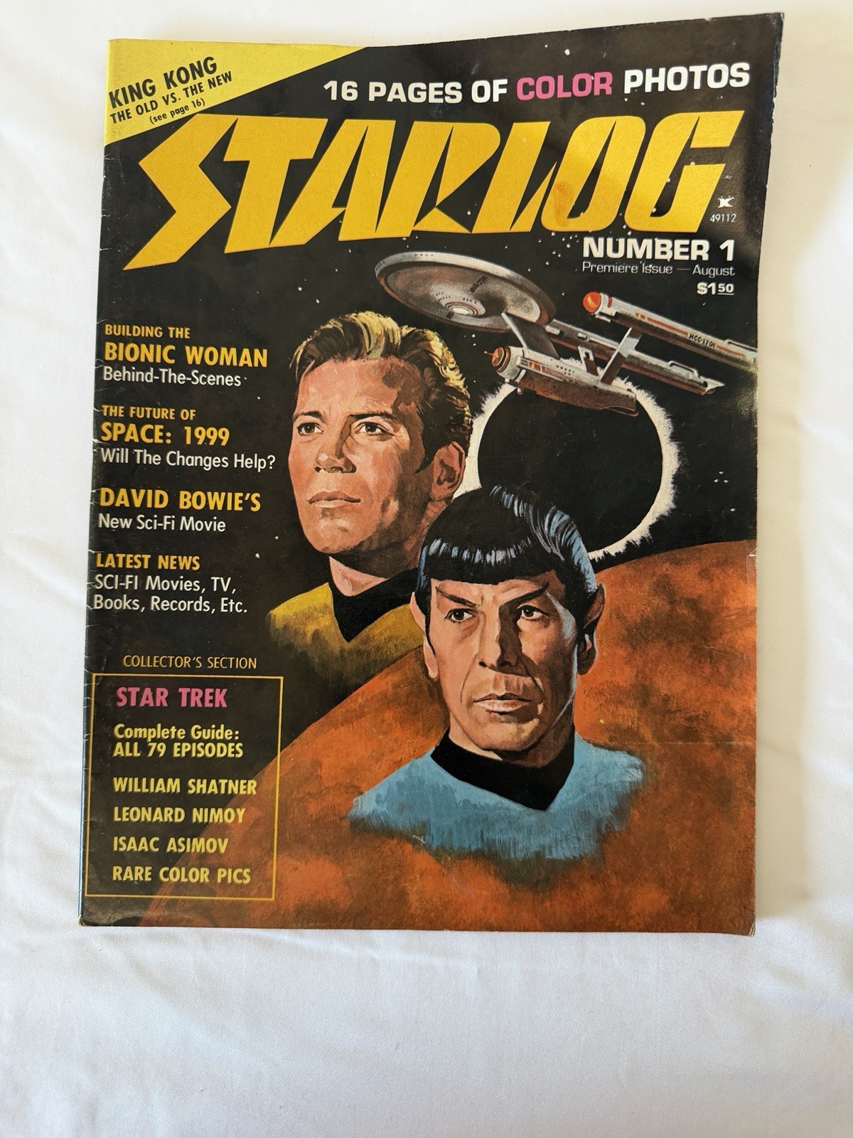 Starlog Magazine Number 1 (Premiere Issue) August 1976-Star Trek READ 