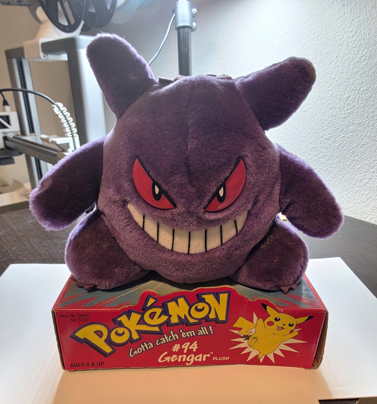 Pokemon Gengar #94 Vintage Hasbro Plush Doll Toy 1999 New Nintendo (Exclusive)