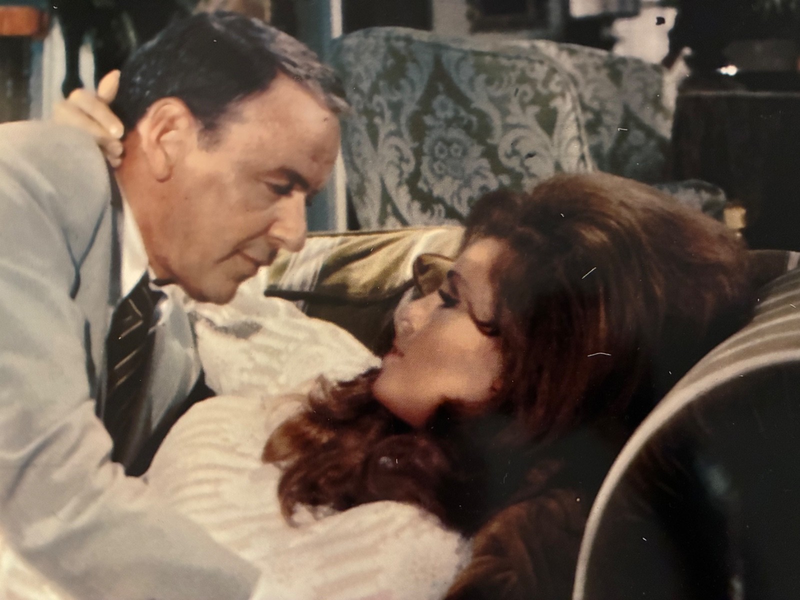 Vintage 16x20 Color Still Frank Sinatra Raquel Welch Lady in Cement 1968 Photo