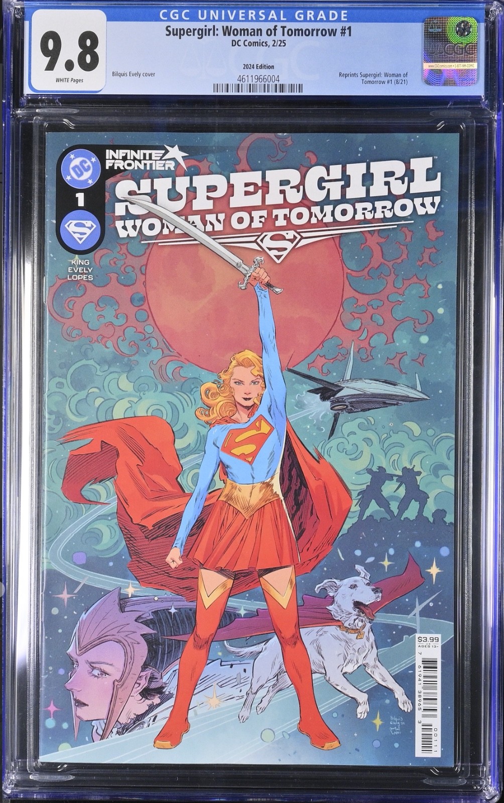 Supergirl Woman of Tomorrow #1 Reprint CGC 9.8