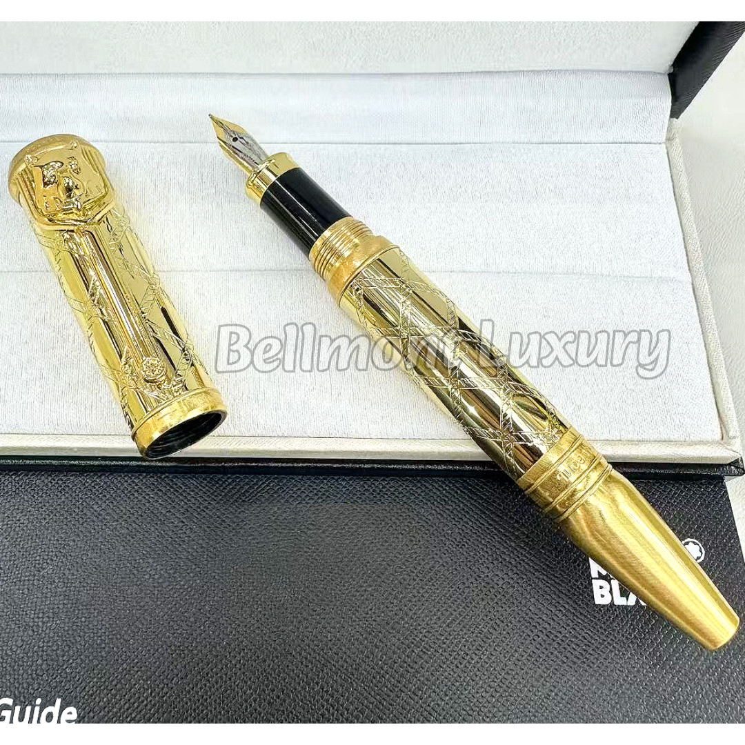 MONTBLANC Rudyard Kipling Wolf Head Limited Edition Luxury Fountain Pen