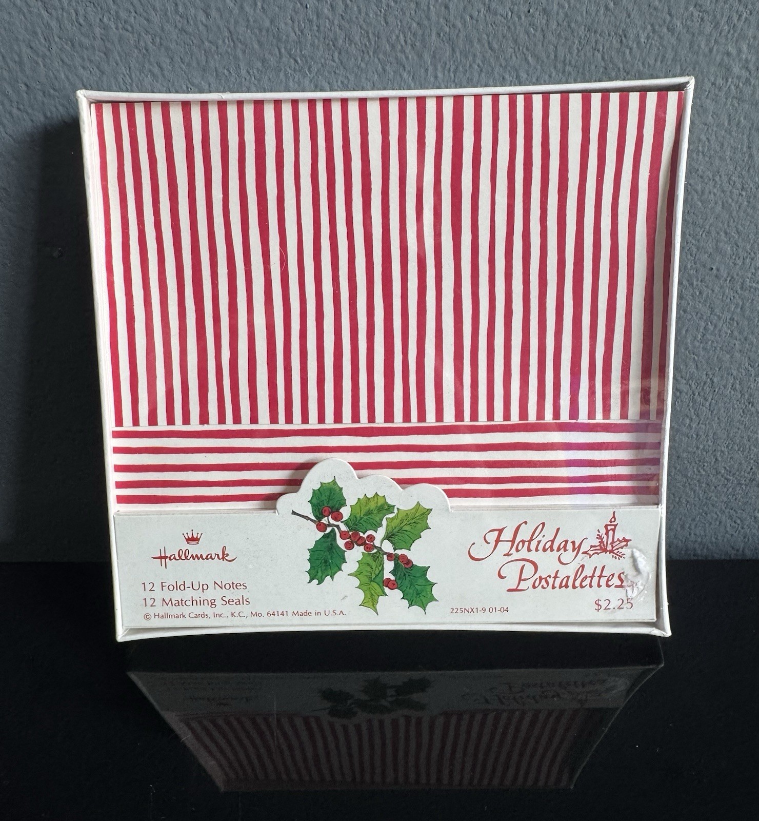 NEW VTG 1970s Hallmark Holiday Postalettes 12 Cards & 12 Seals Notecard SEALED