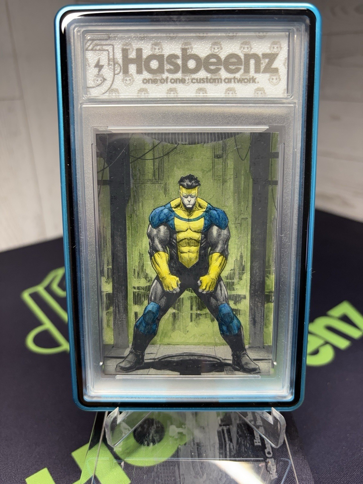 2026 Hasbeenz Absolute Batman Homage Invincible 1/1 Encased Acrylic Sketch 2026 Hasbeenz Absolute Batman Homage Invincible 1/1 Encased Acrylic Sketch
