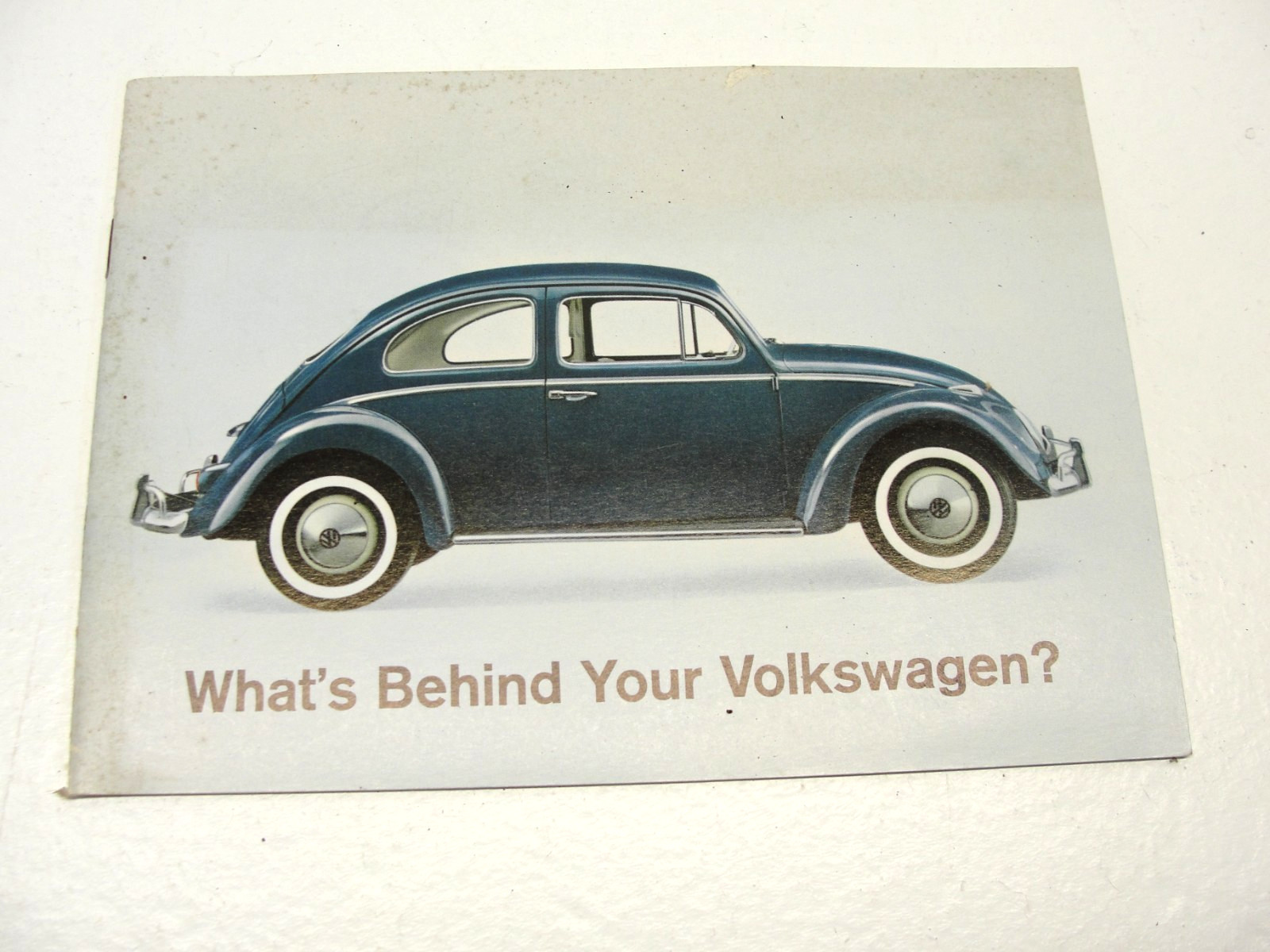 1961 VOLKSWAGEN VW BEETLE BUG SERVICE BROCHURE
