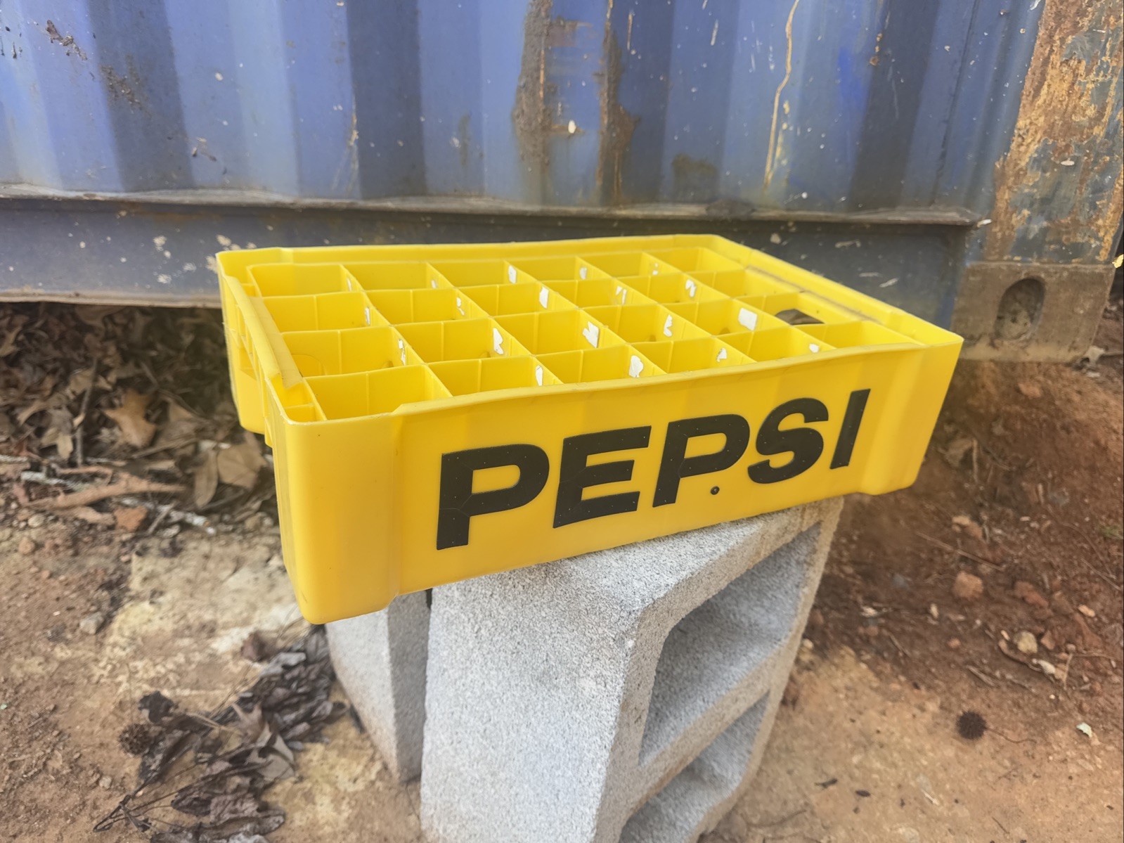 Vintage PEPSI COLA Bottle Crate Storage Carrier Plastic 18\