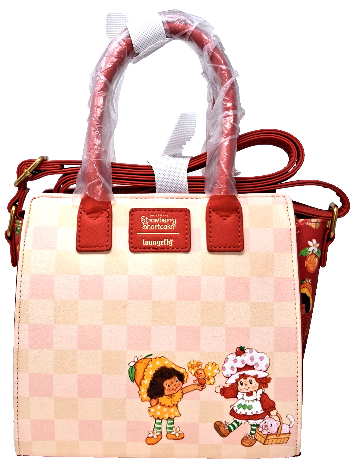 Loungefly Strawberry Shortcake and Orange Blossom Mini Satchel Bag NWT