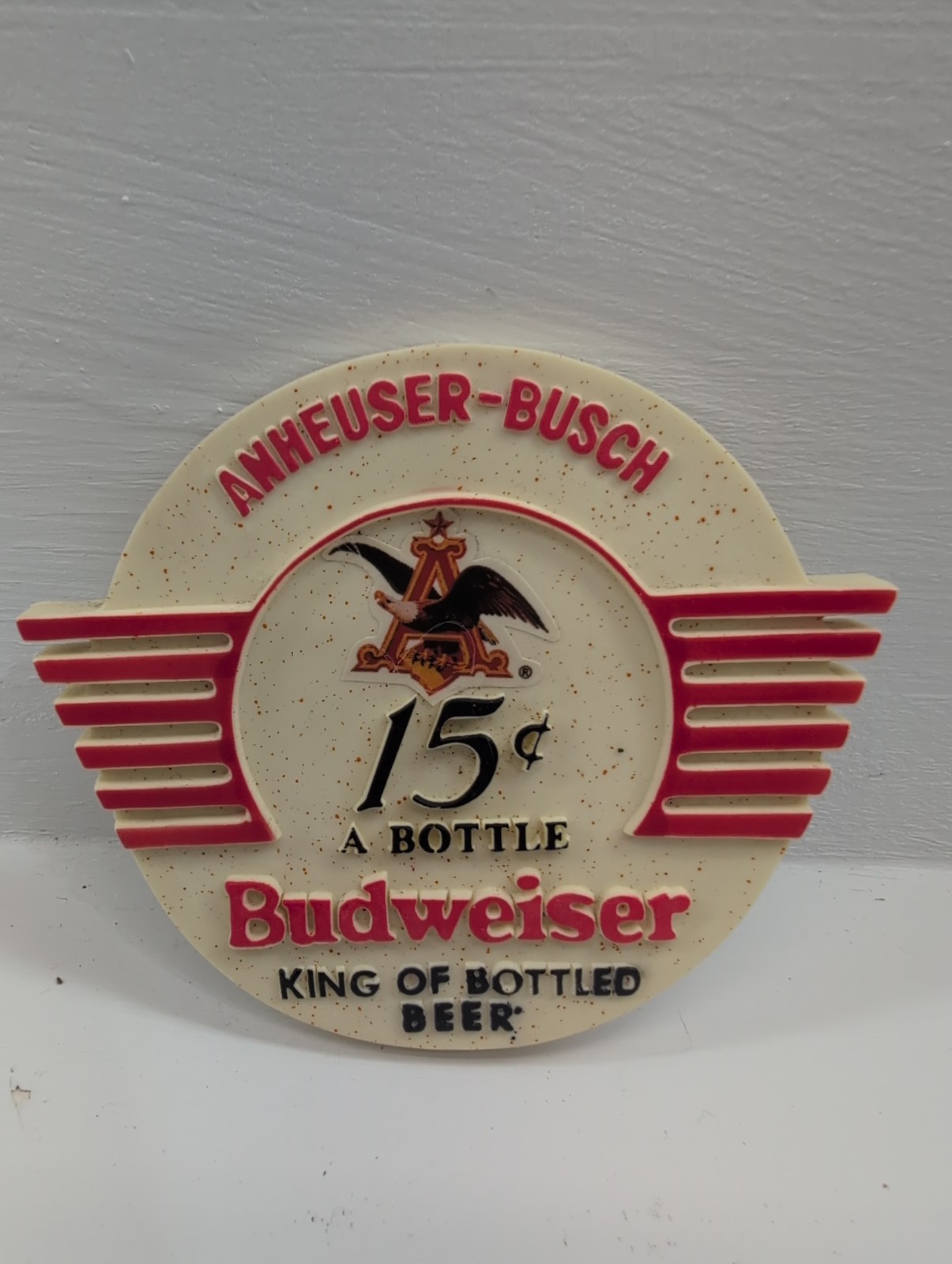 Vintage  Anheuser-Busch BUDWEISER 15 Cents \