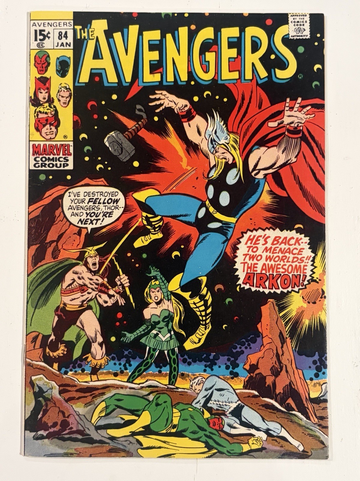 The Avengers #84/Bronze Age Marvel Comic Book/VF