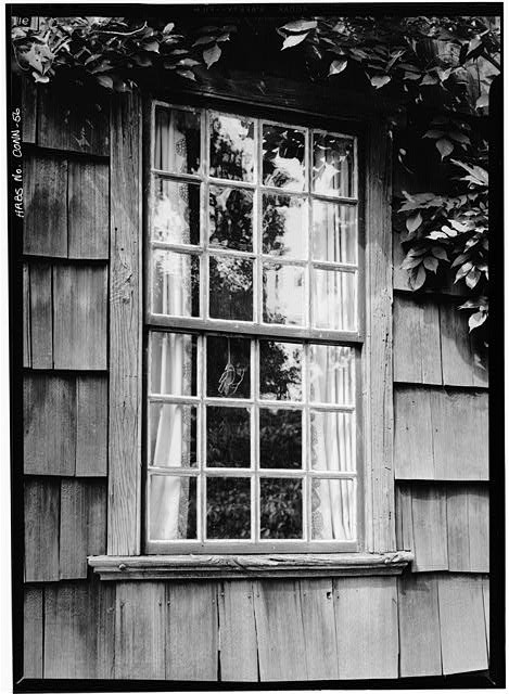 Photo:Fairfield Connecticut David Ogden House Window Detail 1968