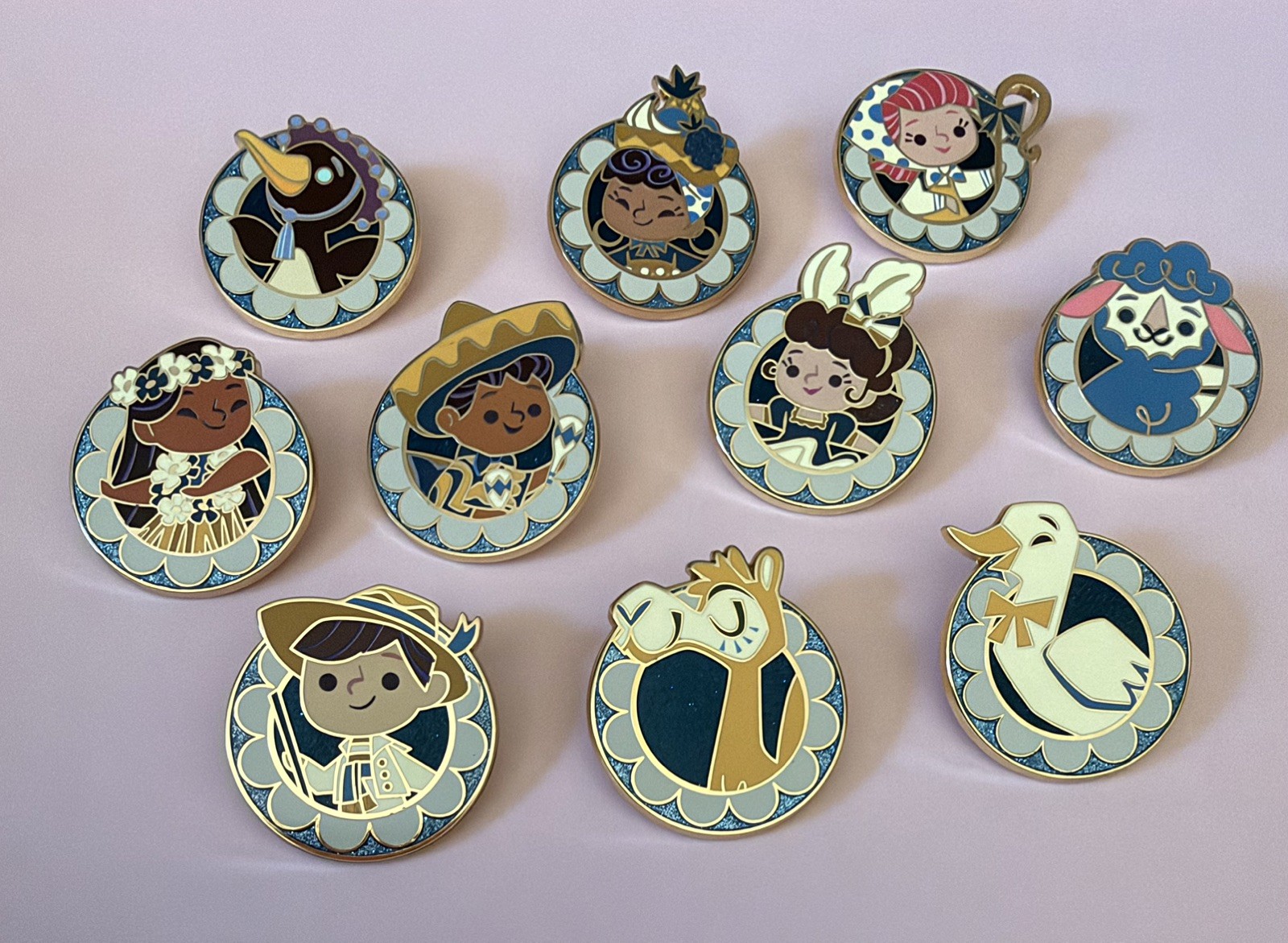 Disney Parks 2026 It\'s A Small World 60th Anniversary Mystery Pin Set
