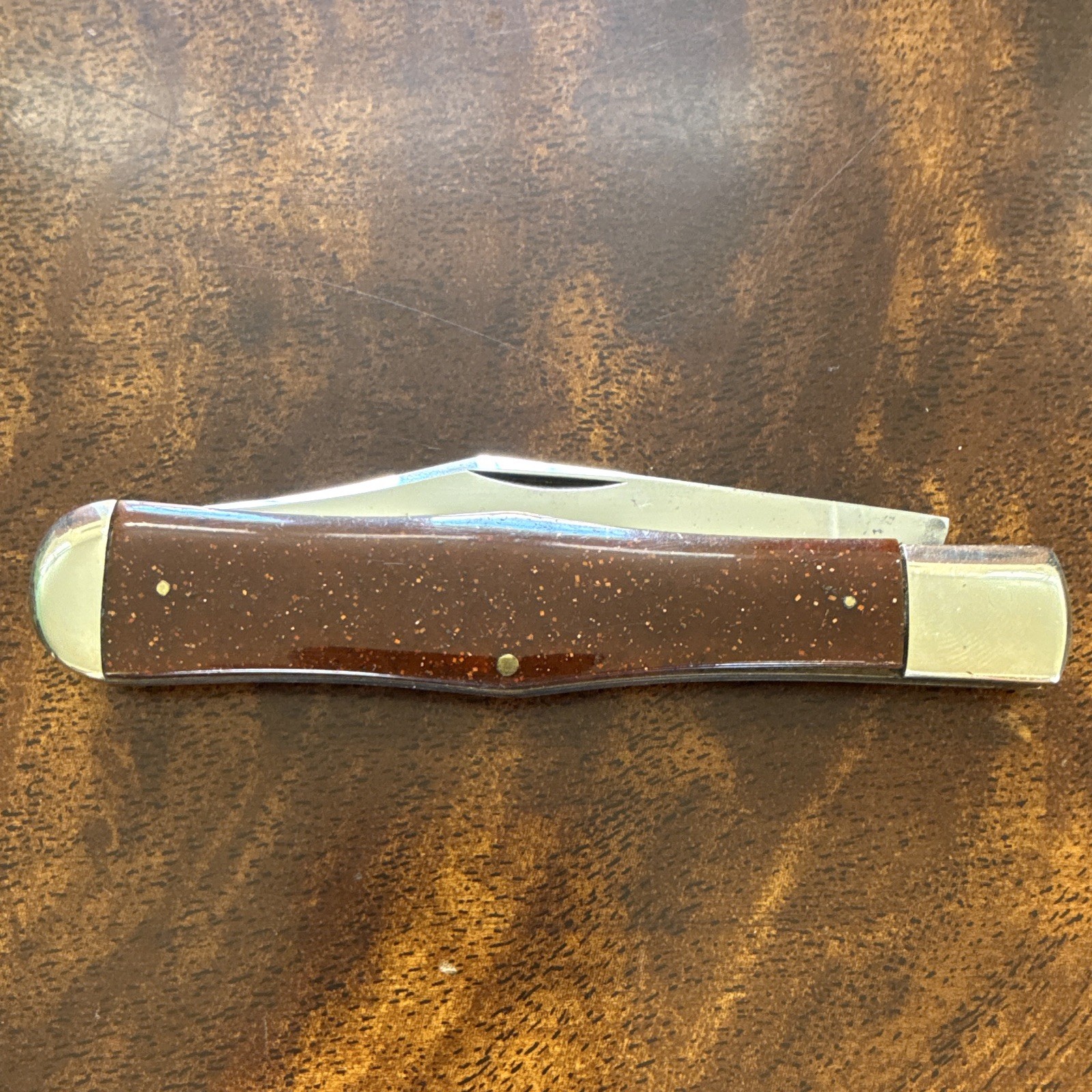 CASE XX 1970 Vintage Slipjoint Pocketknife Clip Point SS Blade Brown Handle CASE XX 1970 Vintage Slipjoint Pocketknife Clip Point SS Blade Brown Handle