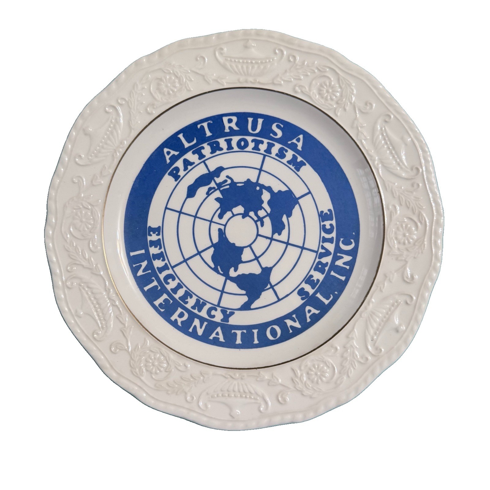 Vintage 1958 Steubenville Adam Antique Altrusa International Convention Plate