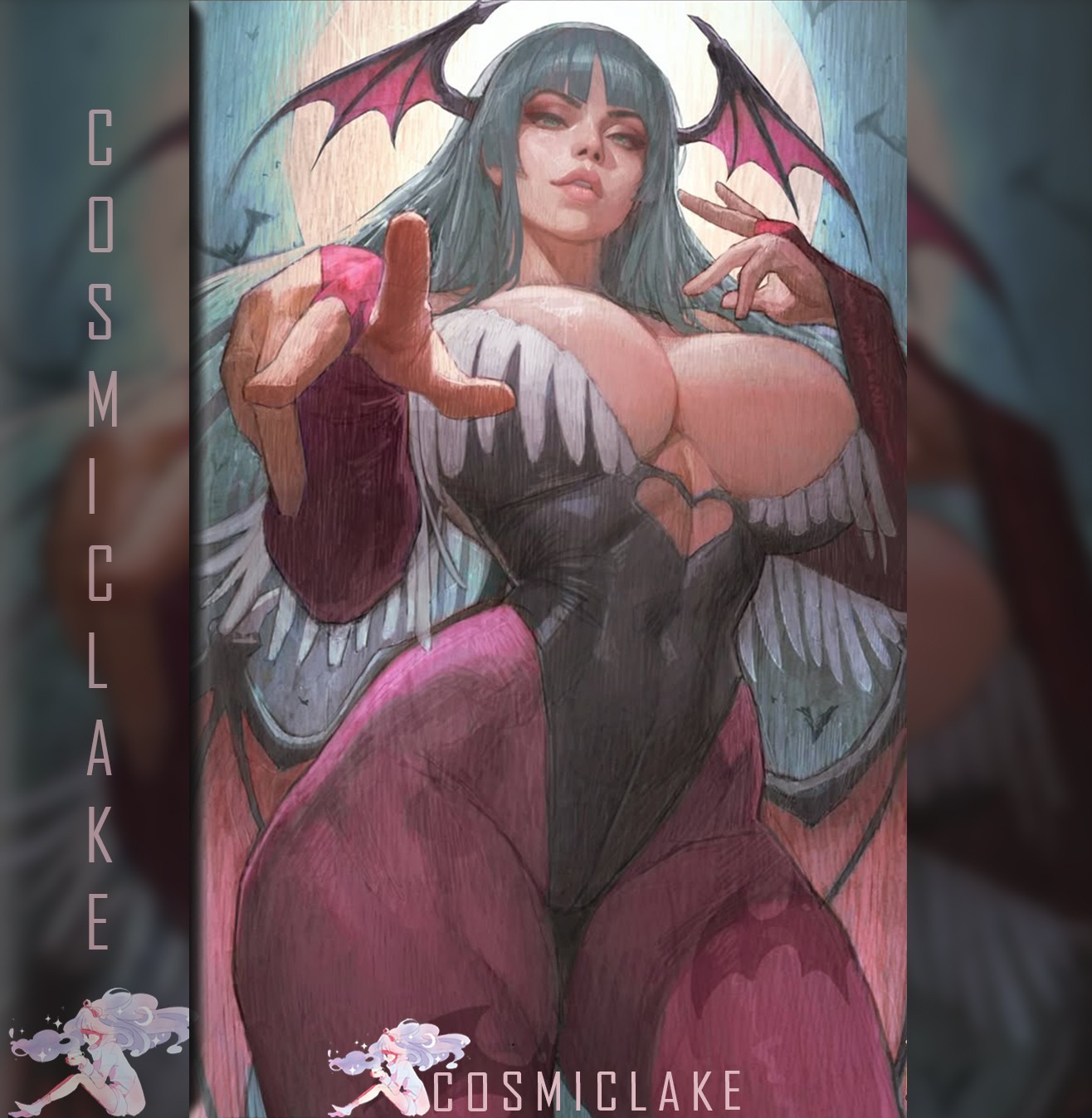Street Fighter Darkstalkers Hunter Killers 1 Ickpot Morrigan Virgin Pre 9/15☆