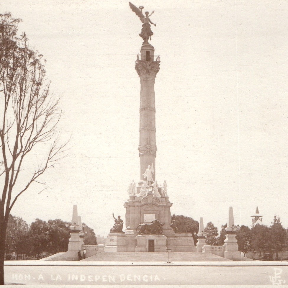 c1920s Mexico City RPPC Angel of Independence Monument Paseo de la Reforma Tower c1920s Mexico City RPPC Angel of Independence Monument Paseo de la Reforma Tower